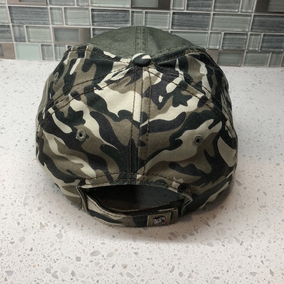 Army Camo Baseball Hat with Pink ARMY Stitching - Picture 2 of 5
